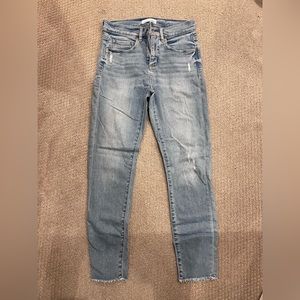 Loft high waist skinny jean. Size 25/0